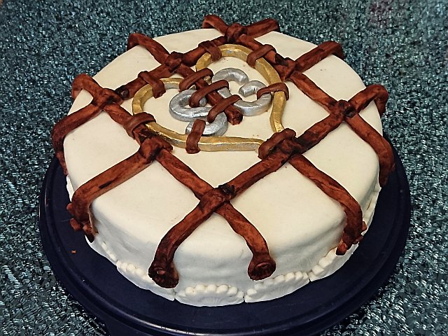 Hochzeitstorte f�r Sandra und Georg