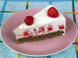 Joghurttorte mit Erdbeeren
